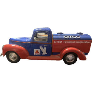 Citgo 1940 Ford Tanker Die-Cast Metal Lockable Coin Bank